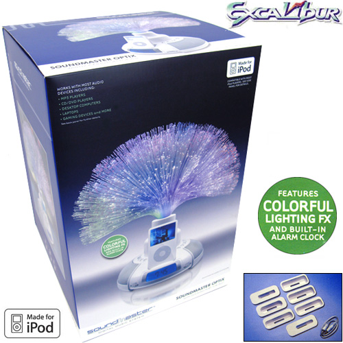 Excalibur Digital Music System connect so any Ipod - beautiful fiberoptic display